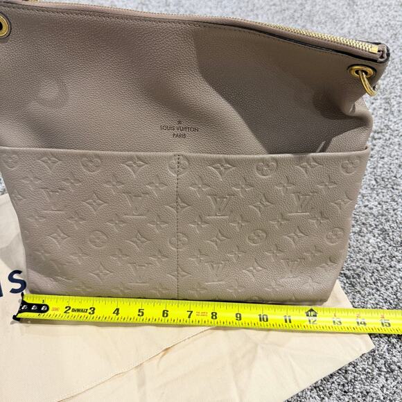 Louis Vuitton Empreinte Maida Hobo Tourterelle Leather Bag Purse, Turtle Dove - Picture 13 of 16